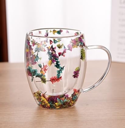Double Wall Flowers Mugs