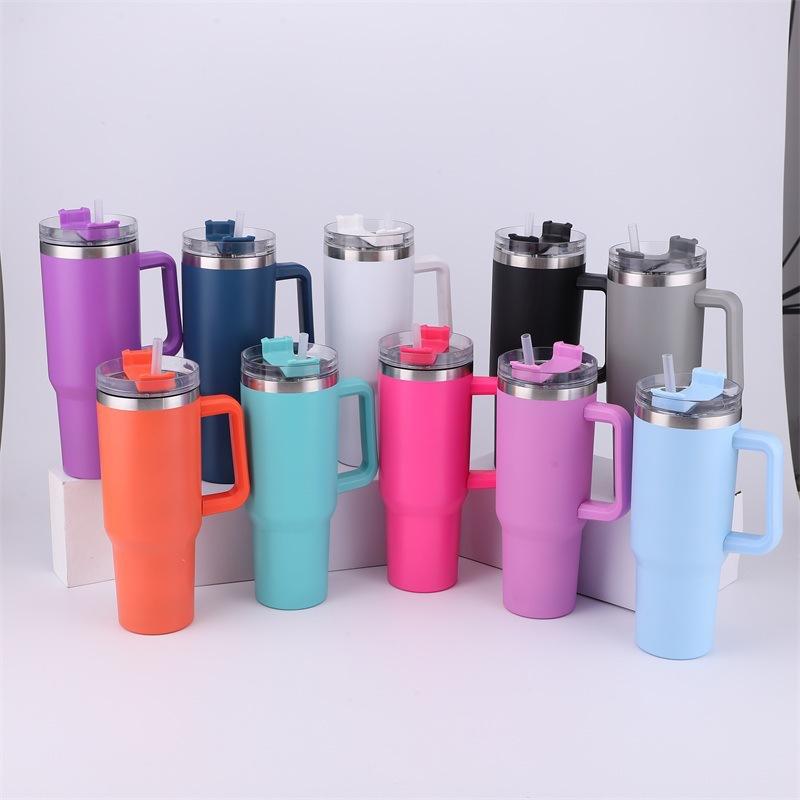 Car Cup with Spray Coating and Handle