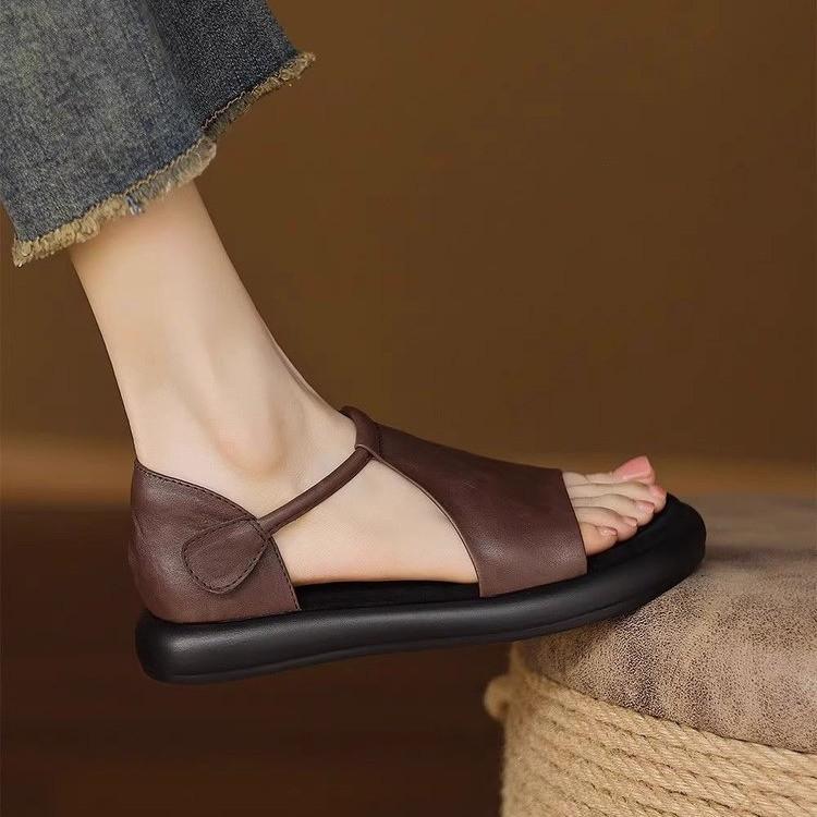 Casual Leather Sandals for Women